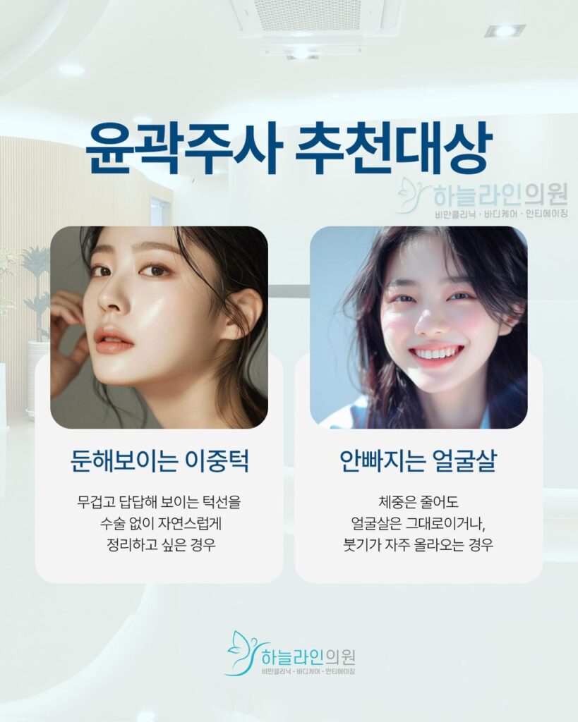윤곽주사 추천대상