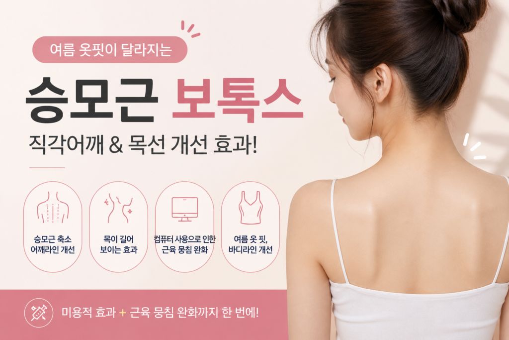 승모근 보톡스 주사 효과