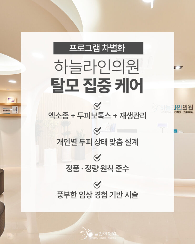 다이어트로 인한 탈모 집중 케어