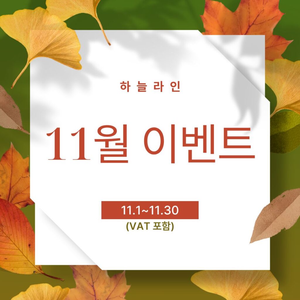 하늘라인 11월이벤트